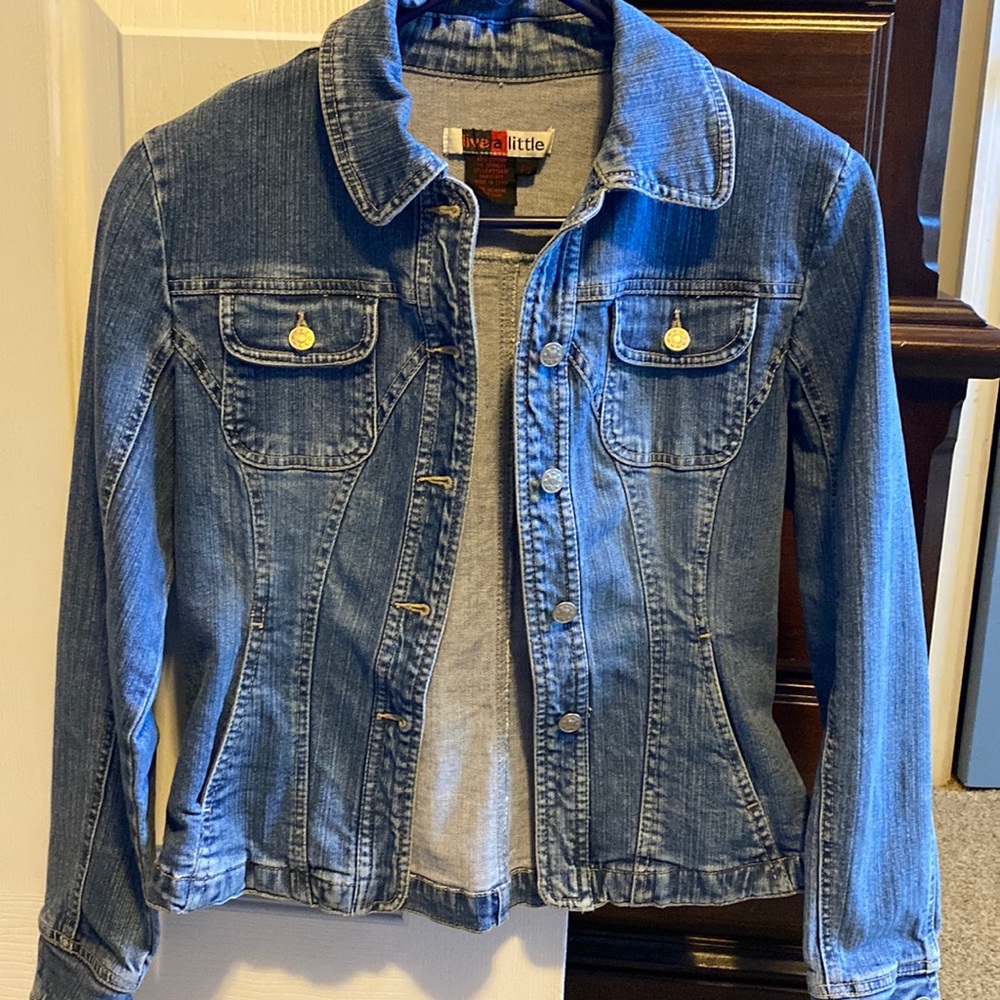 Live a Little denim jacket PS